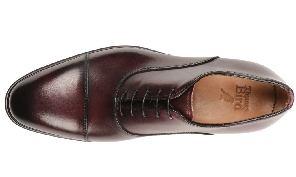 Eton Cap Toe Oxford Oxblood Vibram Sole