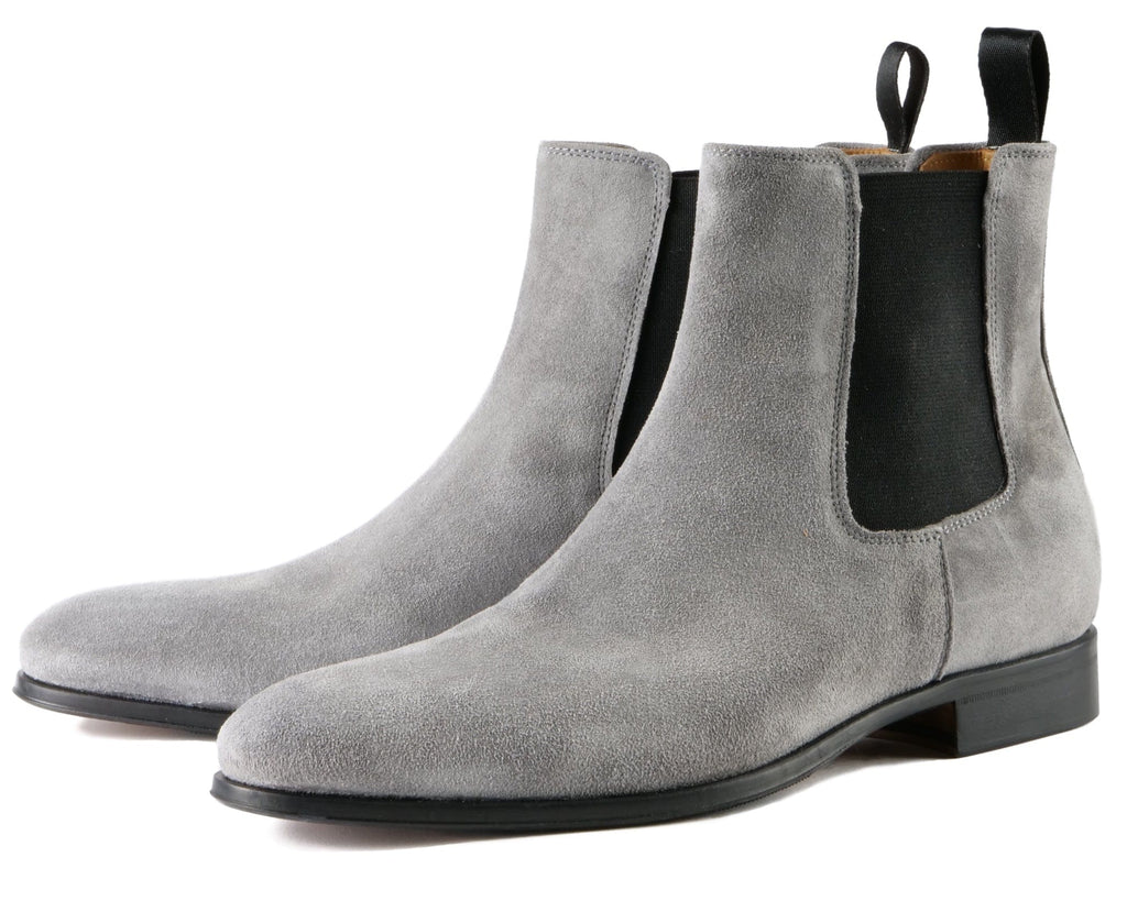 Eastwood Chelsea Boot Light Grey Suede