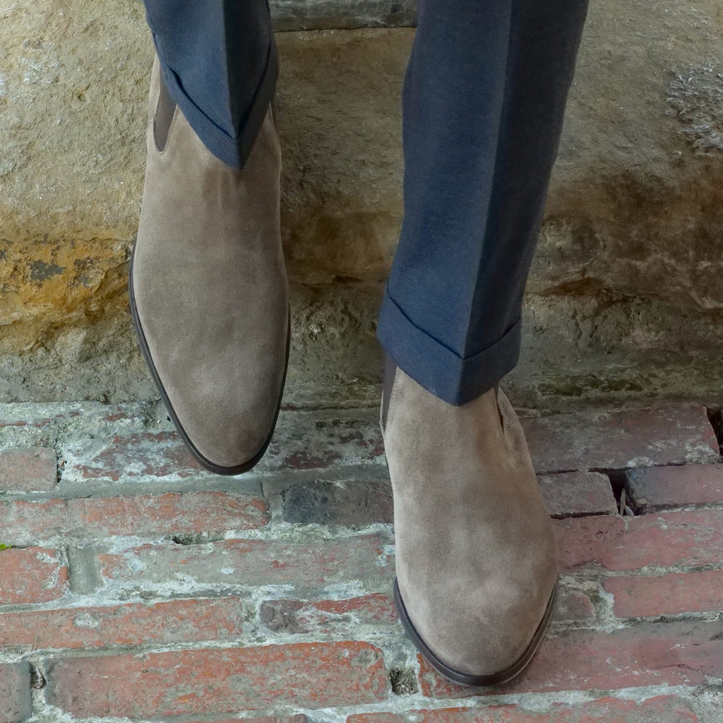 Eastwood Chelsea Boot Taupe Brown Suede