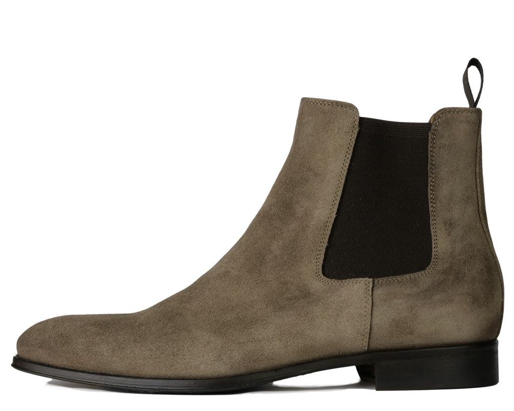 Eastwood Chelsea Boot Taupe Brown Suede