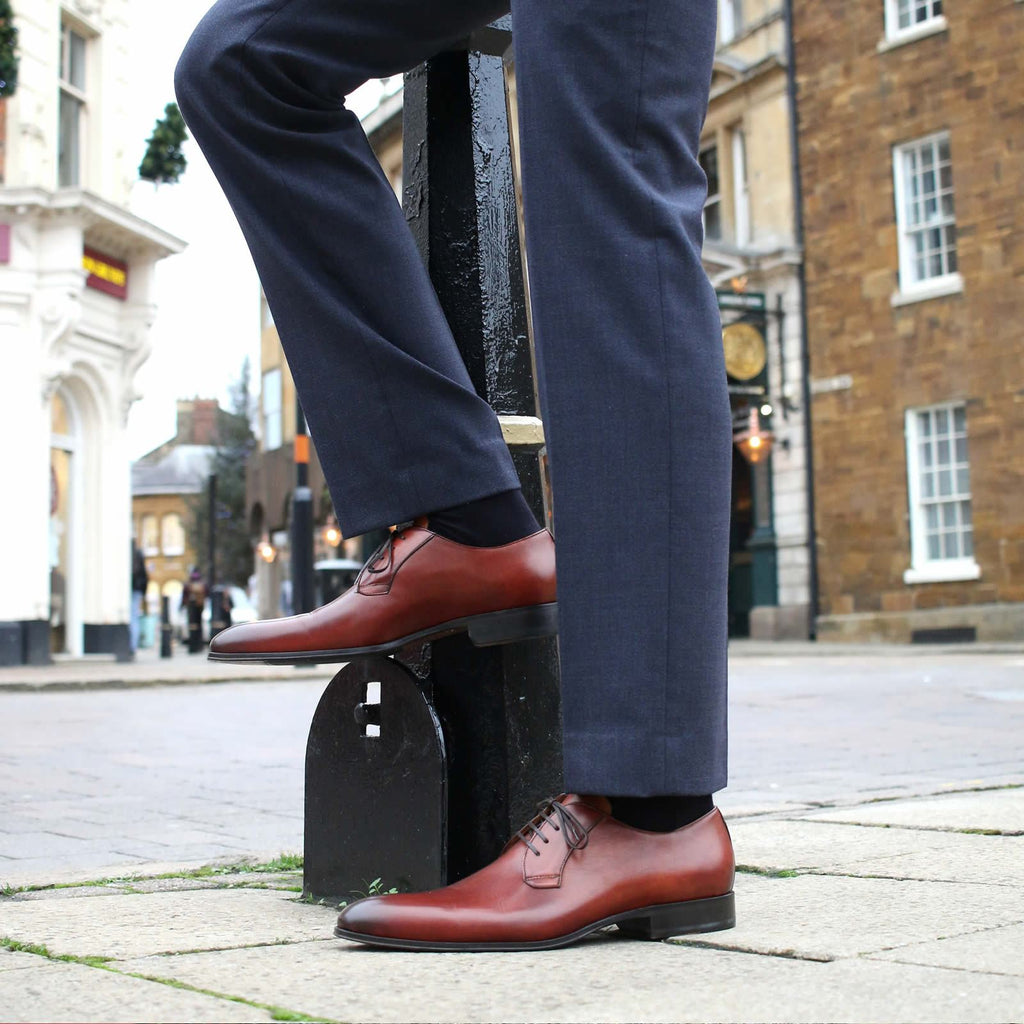 Buckingham Derby Blucher Chestnut