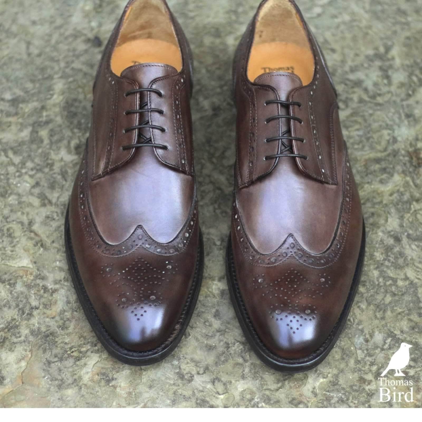 Ashbourne Derby Wingtip Brogue Brown