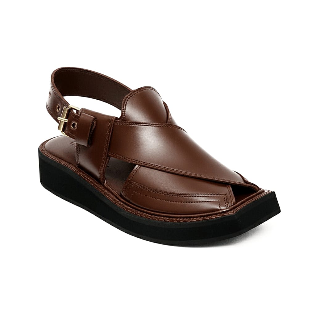 Handmade Iconic Brown Kaptaan Chappal