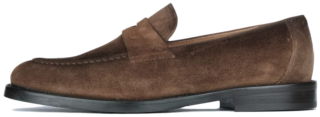 Monaco Penny Loafer Brown Suede