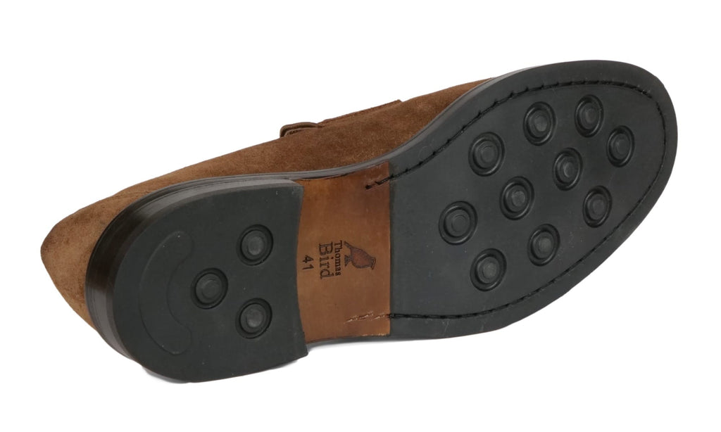 Monaco Penny Loafer Brown Suede