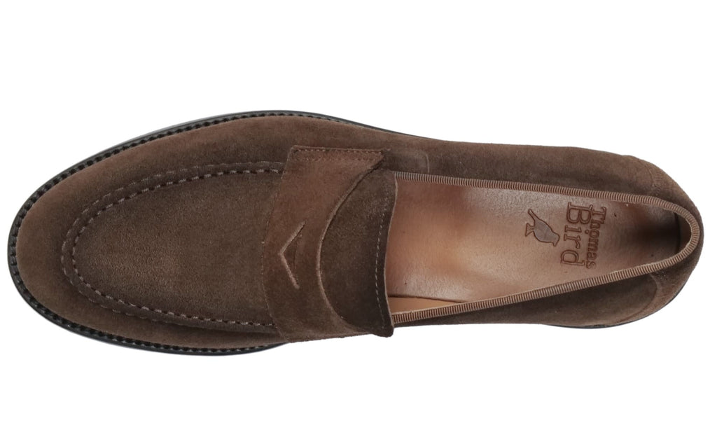 Monaco Penny Loafer Brown Suede