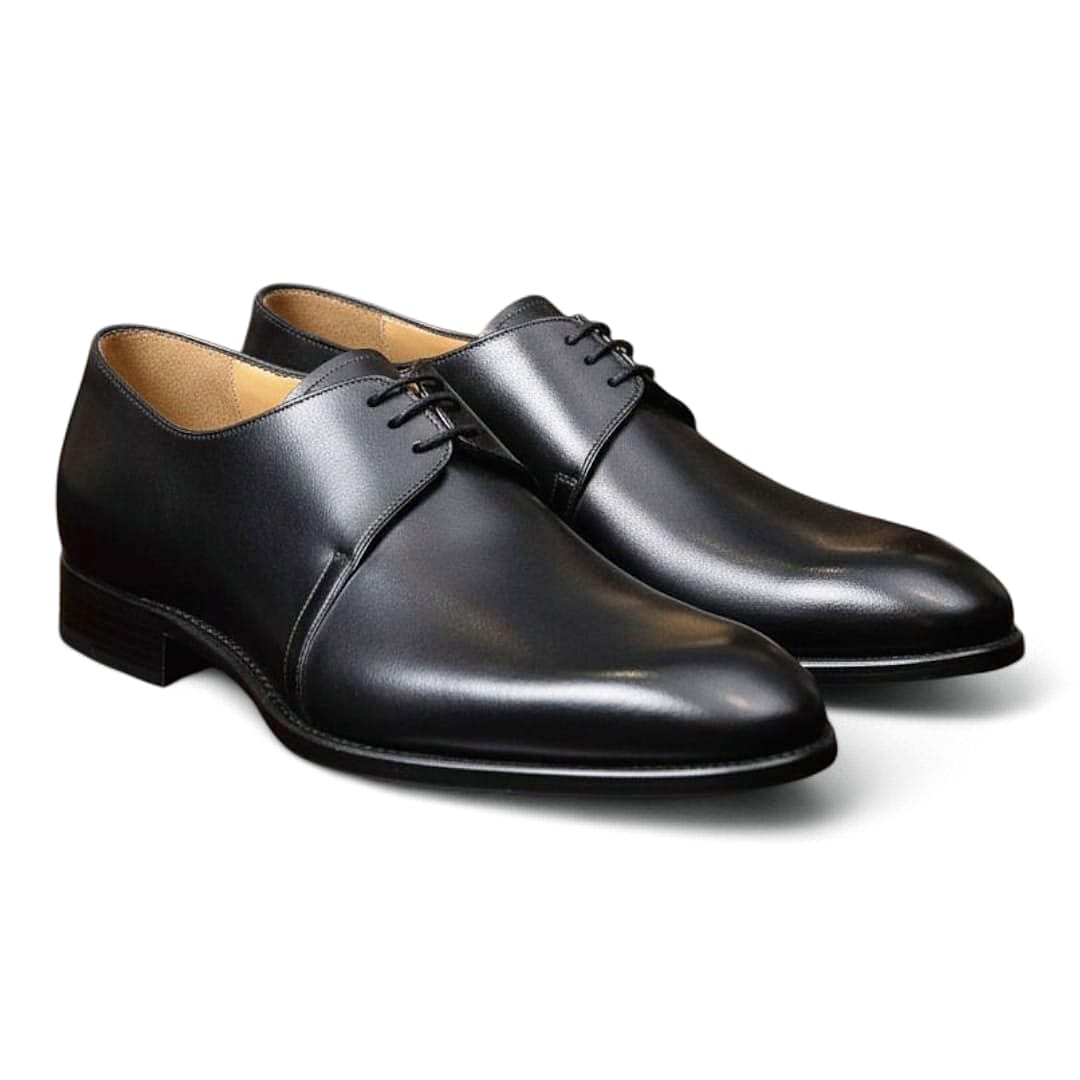 Men’s Derby Shoes with Leather Sole – Handmade Classic Elegance