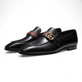 Handmade Men’s Leather Loafers | Premium Buckle Design