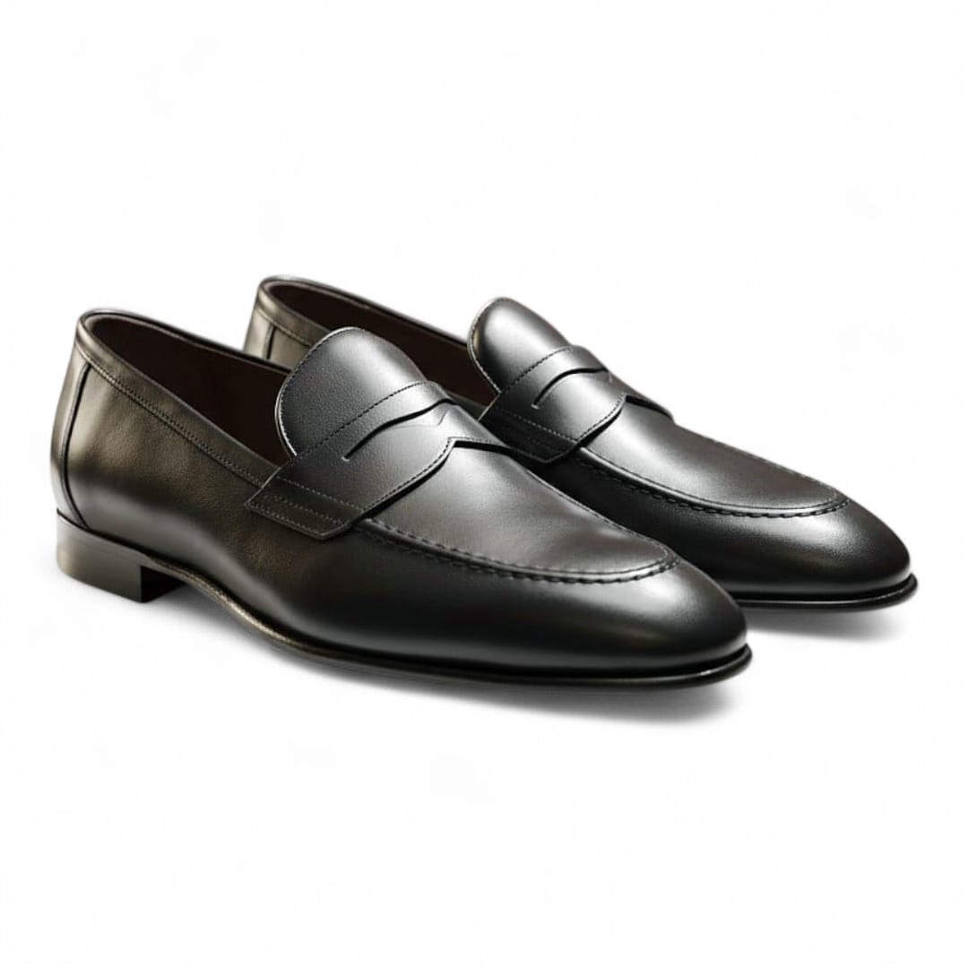 Handmade Men’s Penny Loafers | Classic Genuine Leather Comfort