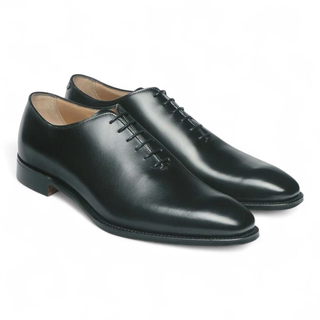 Black Wholecut Oxford Shoes – Handmade Luxury Leather Shoes