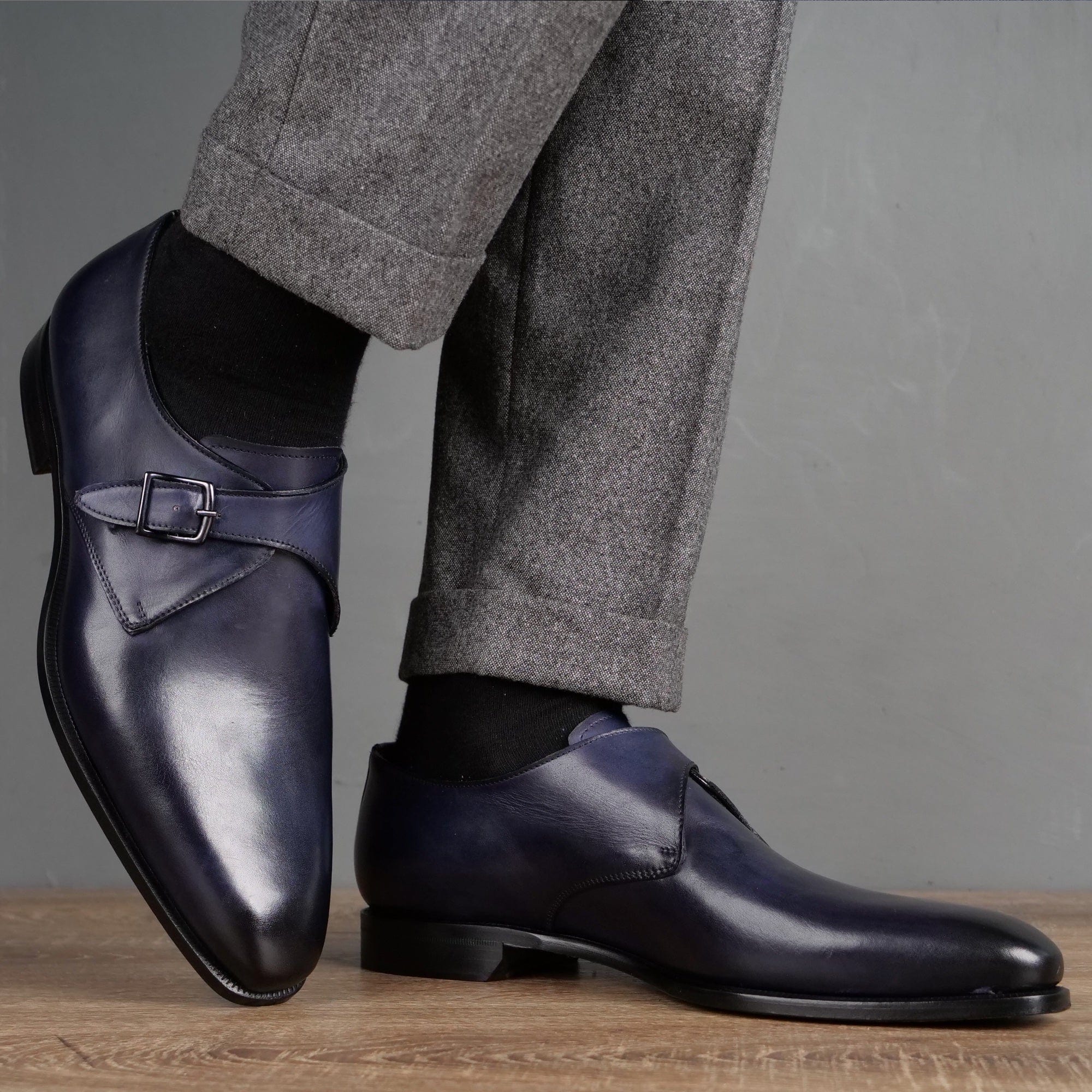 Brooklyn Single Monk Blue