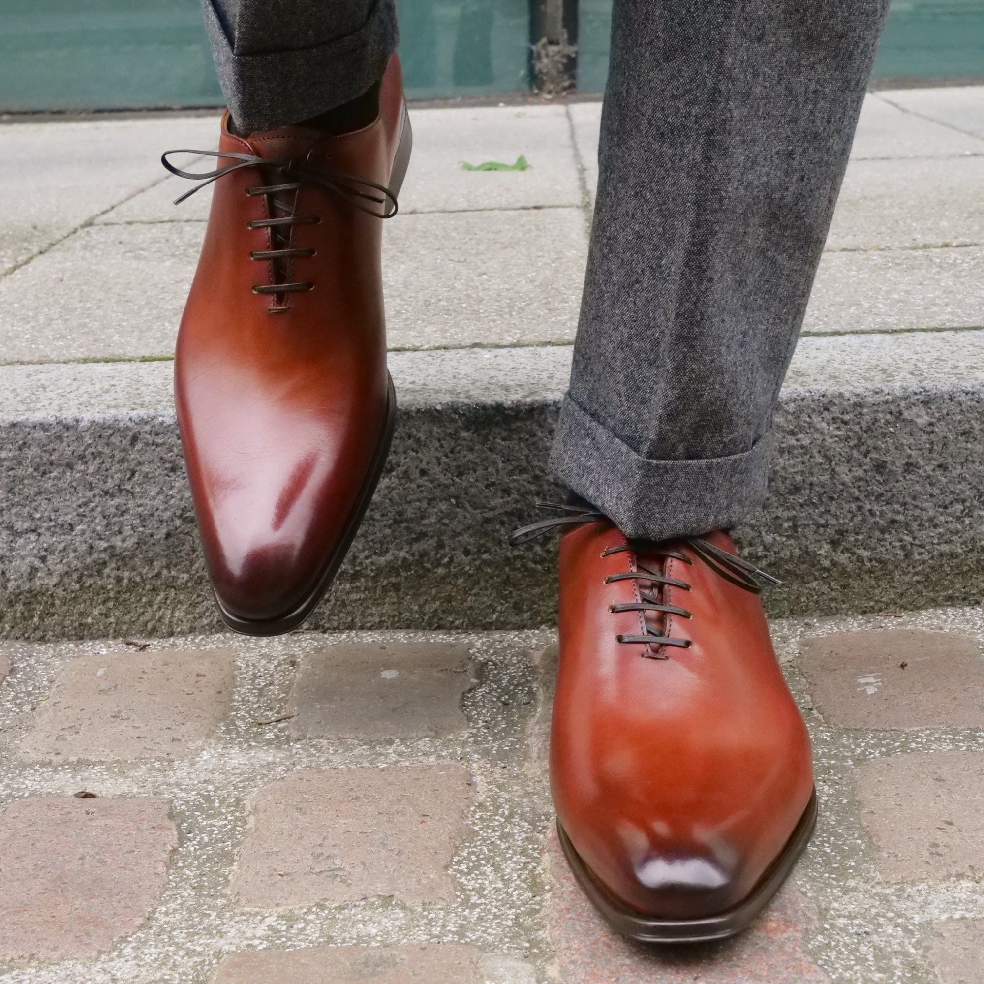 Benson Wholecut Oxford Chestnut