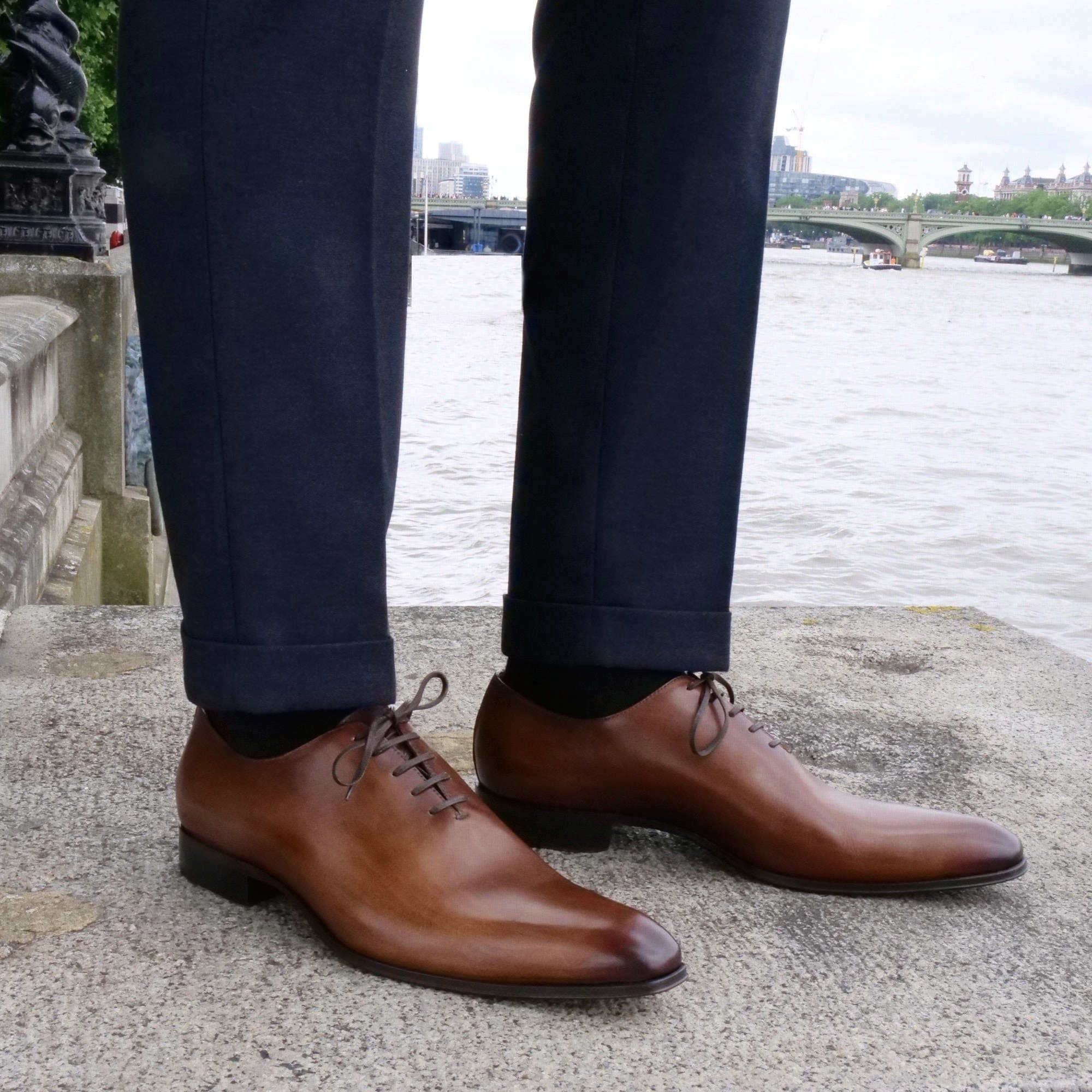 Benson Wholecut Oxford Tan