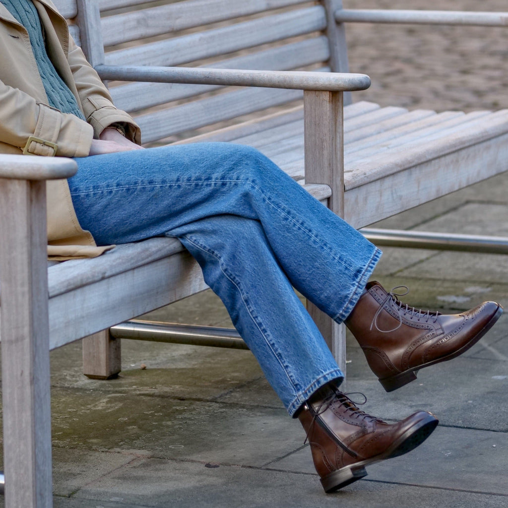 Florence Wingtip Brogue Boot Brown