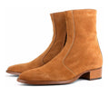 Memphis Zip Boot Tan Suede